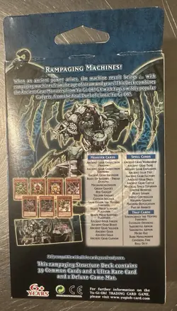 Yugioh Machine Re-Volt Unlimited Structure Deck Factory Sealed - Image 2