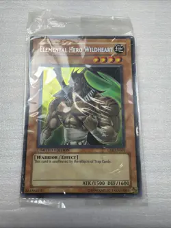 Elemental Hero Wildheart Secret GSE-EN001 Yugioh Promo Sealed Mint TCG - Image 1