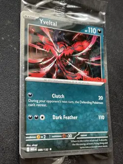 Pokemon Card TCG - Yveltal 088/132 - Holo Gamestop Stamp - Sealed Promo Rare - Image 2