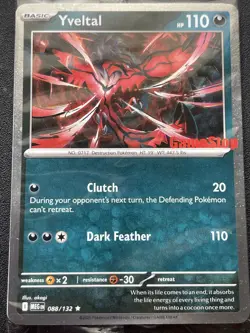 Pokemon Card TCG - Yveltal 088/132 - Holo Gamestop Stamp - Sealed Promo Rare - Image 3