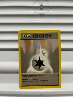 DOUBLE COLORLESS ENERGY - 96/102 - Base Set - Pokemon Card - NM - Image 1