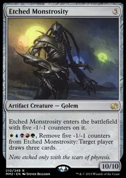 MTG: Etched Monstrosity - Modern Masters 2015- Magic Card - Image 1