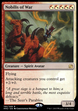 MTG: Nobilis of War - Modern Masters 2015- Magic Card - Image 1
