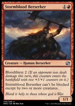 MTG: Stormblood Berserker - Modern Masters 2015- Magic Card - Image 1