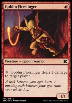 MTG: Goblin Fireslinger - Modern Masters 2015- Magic Card - Image 1