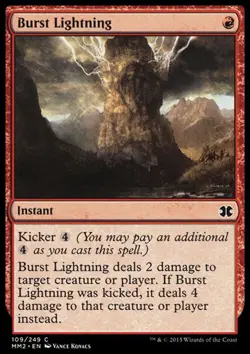 MTG: Burst Lightning - Modern Masters 2015- Magic Card - Image 1