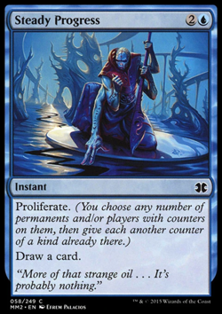 MTG: Steady Progress - Modern Masters 2015- Magic Card - Image 1