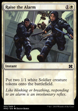 MTG: Raise the Alarm - Modern Masters 2015- Magic Card - Image 1