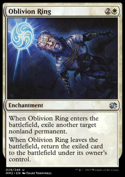 MTG: Oblivion Ring - Modern Masters 2015- Magic Card - Image 1