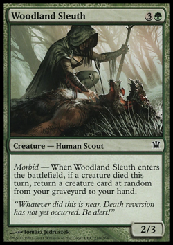 MTG: Woodland Sleuth - Innistrad - Magic Card - Image 1
