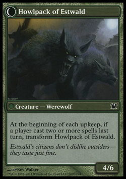 MTG: Villagers of Estwald // Howlpack of Estwald - Innistrad - Magic Card - Image 1