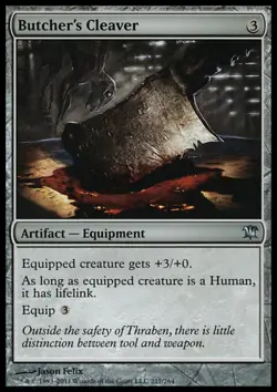 MTG: Butcher's Cleaver - Innistrad - Magic Card - Image 1