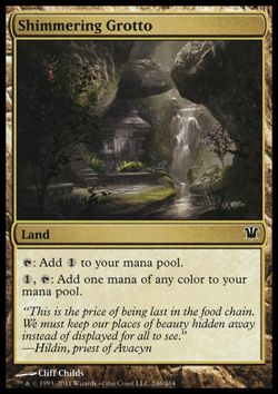 MTG: Shimmering Grotto - Innistrad - Magic Card - Image 1