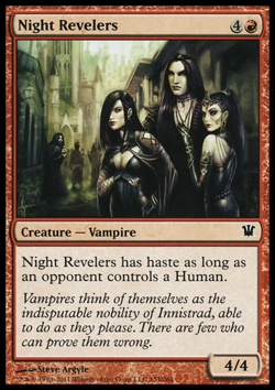 MTG: Night Revelers - Innistrad - Magic Card - Image 1