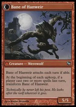 MTG: Hanweir Watchkeep// Bane of Hanweir - Innistrad - Magic Card - Image 1