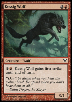 MTG: Kessig Wolf - Innistrad - Magic Card - Image 1
