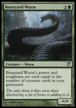MTG: Boneyard Wurm - Innistrad - Magic Card - Image 1