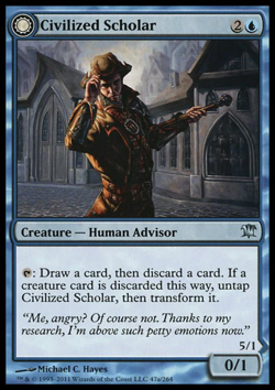 MTG: Civilized Scholar - Innistrad - Magic Card - Image 1