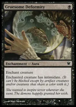 MTG: Gruesome Deformity - Innistrad - Magic Card - Image 1