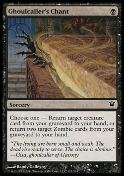 MTG: Ghoulcaller's Chant - Innistrad - Magic Card - Image 1