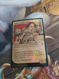 Amber Gristle O'Maul Showcase Foil MTG Commander Legends: BFBG - Pack Fresh - - Image 1