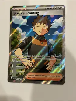 Brock's Scouting 179/159 Sv09: Journey Together Holo Full Art Trainer Pokemon - Image 1