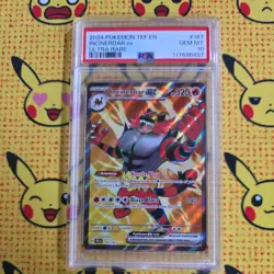 2024 POKEMON TEF EN-TEMPORAL FORCES ULTRA RARE #187 INCINEROAR EX PSA 10 - Image 1