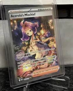 Pokemon Acerola's Mischief SIR: Mega Evolutions 183/132 NM English Pack Fresh - Image 2