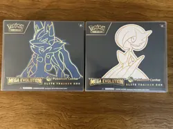 Pokemon Center Mega Evolution Gardevoir & Lucario ETB Elite Trainer Box Set Of 2 - Image 1