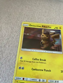 Pokemon TCG Detective Pikachu Detective Pikachu SM190 Promo - Image 3