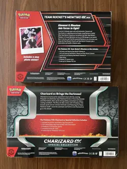 Pokemon TCG Lot: Charizard EX Special Collection & Team Rocket's Mewtwo EX Boxes - Image 2