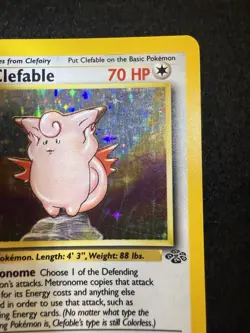 Pokemon Clefable Holo 1/64 from Jungle Unlimited in MP+/LP- condition! - Image 4