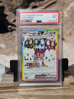 Pokemon PSA 9 MINT Tatsugiri ex 226/191 Surging Sparks Ultra Rare - Image 1