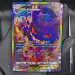 Pokemon Gengar ex Pocket TCG Custom Made Fan Art Holo With Texture - Image 1