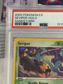 2003 Pokemon EX Sandstorm Holo Seviper #11/100 PSA 9 - Image 5