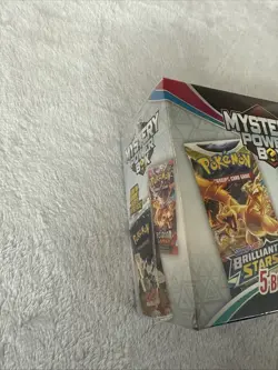 Pokemon TCG Mystery Power Box Factory Sealed 5 Booster Packs Chase Pack Seeded - Image 2