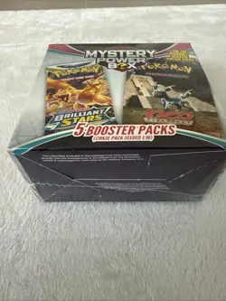 Pokemon TCG Mystery Power Box Factory Sealed 5 Booster Packs Chase Pack Seeded - Image 3