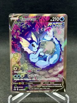 Pokemon TCG Vaporeon V SWSH181 Alternate Art Promo Near Mint Free Shipping - Image 1