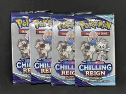 Pokemon Chilling Reign Fun Pack Booster Pack X4 Sealed - Image 1