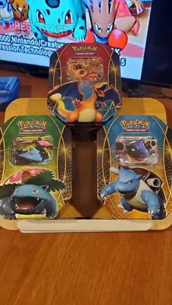 Pokemon TCG 2016 XY Evolutions Trio Tin Set Just Promo Cards - Image 1