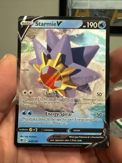 Starmie V 030/189 - Ultra Rare Holo - 2022 Pokemon TCG Astral Radiance - NM - Image 2