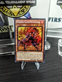 Yu-Gi-Oh! **MISPRINT** Fighting Flame Swordsman MP24-EN132 Secret Rare - Image 1