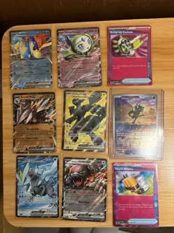 Pokemon TCG Black Bolt & White Flare Lot of 9 Ex Full Art Cards - Image 1
