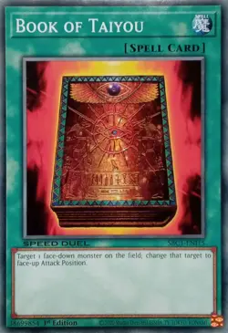 SBC1-ENI15 BOOK OF TAIYOU COMMON 1ST EDITION YuGiOh CARD - Image 1