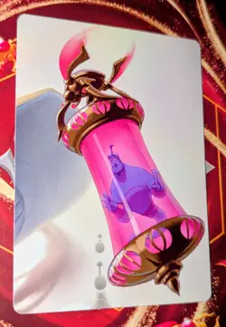 Genie Puzzle Piece Disney Lorcana Trading Card Game's Reign of Jafar Set. - Image 1