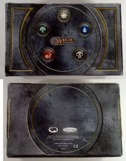 1x V001: Ultra Pro: Two-Row Card Card Storage Box w/ MTG Mana Symbols: 2011 Dam - Image 1