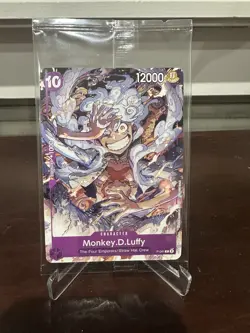 One Piece Card Game- Monkey .D. Luffy P-041 Gear 5 Promo Sealed English Luffy - Image 1