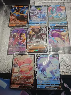 Lot of 8 Pokemon V Cards Silver Tempest - Fusion Strike + More - Image 1