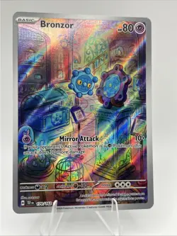 Bronzor 170/162 Pokemon Card Illustration Rare Holo SV Temporal Forces NM - Image 1