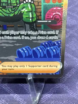 2025 Pokemon Mega Evolution Lt Surge’s Bargain Trainer Card 185/132-SIR - Image 4
